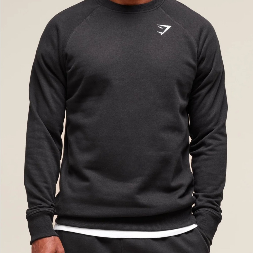 Gymshark 🦈- CREST SWEATSHIRT Slim Fit (M)